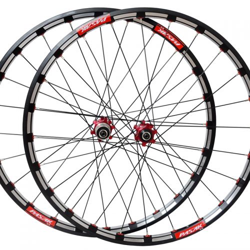 Roues de vélo Mountain Bike PASAK 26 pouces - Ref 2372531