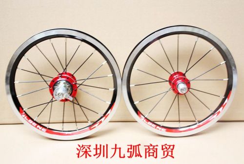 Roues de vélo cyclisme sur route LDCNC 14 pouces - Ref 2373983