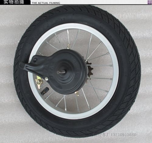 Roues de vélo cyclisme sur route 12 pouces - Ref 2376096