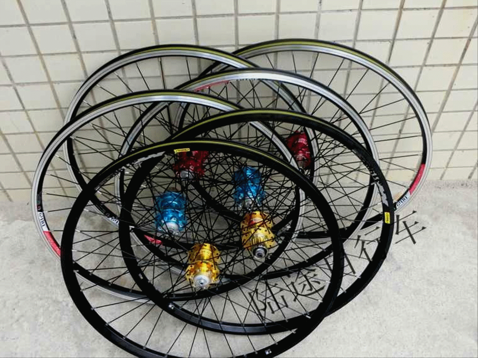 Roues de vélo Mountain Bike 26 pouces - Ref 2376395