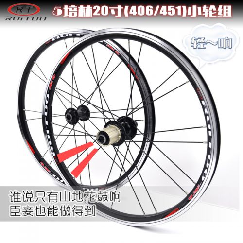 Roues de vélo 20 pouces - Ref 2384625