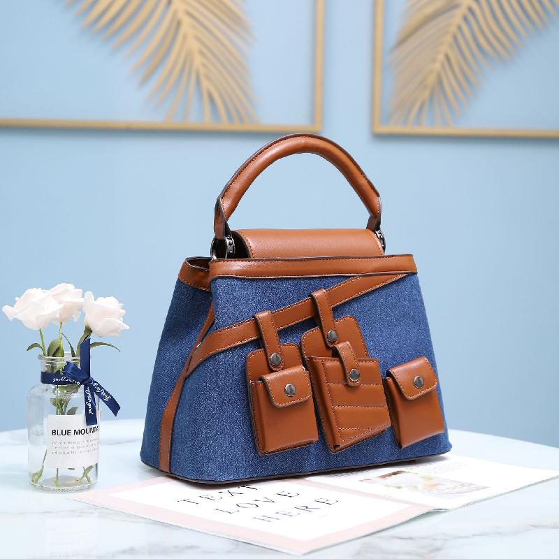 Sac à main dames denim - Ref 3428594