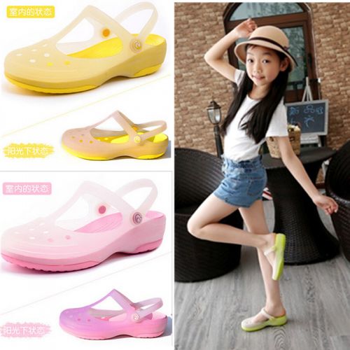 Sandales enfants en EVA Baotou creux pour été - semelle plastique Ref 1050778