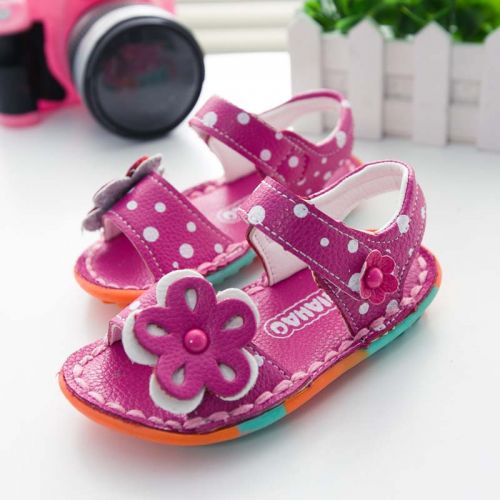 Sandales enfants en cuir pour été - semelle caoutchouc Ref 1050919