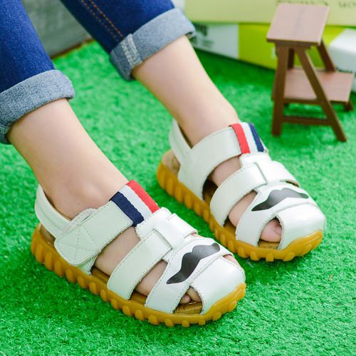 Sandales enfants en cuir Baotou pour été - Ref 1050967