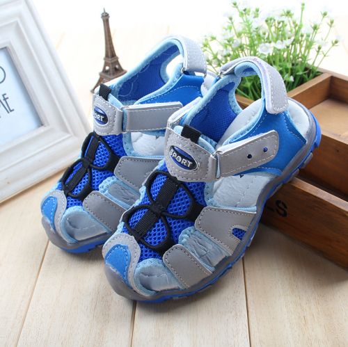 Sandales enfants en Cuir spatial Baotou métal pour été - Ref 1051249