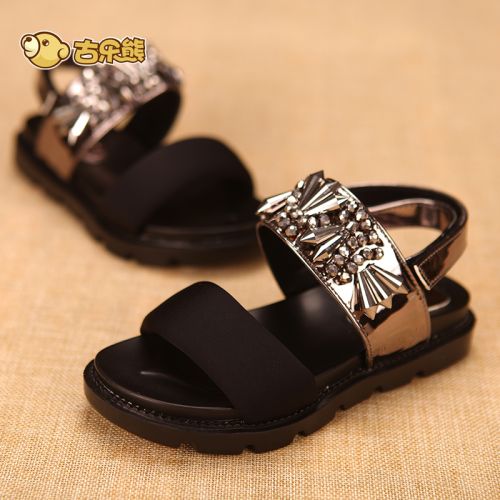 Sandales enfants en PU métal pour été - semelle Ref 1051260