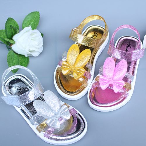Sandales enfants en EVA paillette pour été - semelle plastique Ref 1051262
