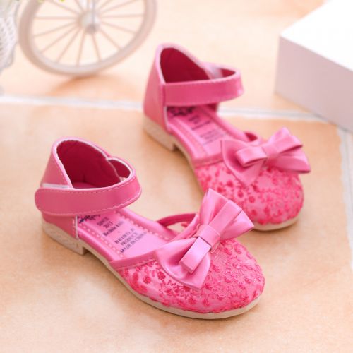 Sandales enfants en Cuir spatial Baotou creux pour été - Ref 1051280