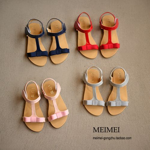 Sandales enfants en PU brodé pour été - Ref 1051373