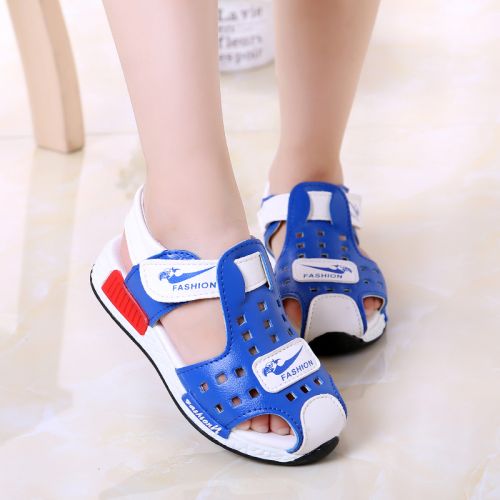 Sandales enfants en PU Baotou rivet pour été - semelle caoutchouc Ref 1051418