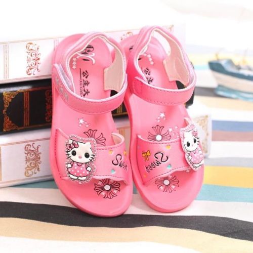 Sandales enfants en Cuir spatial rivet pour été - semelle caoutchouc Wear Ref 1051448