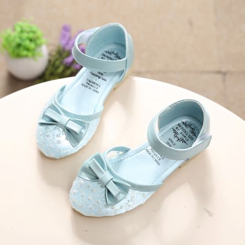 Sandales enfants en Cuir spatial Baotou creux pour été - Ref 1051454