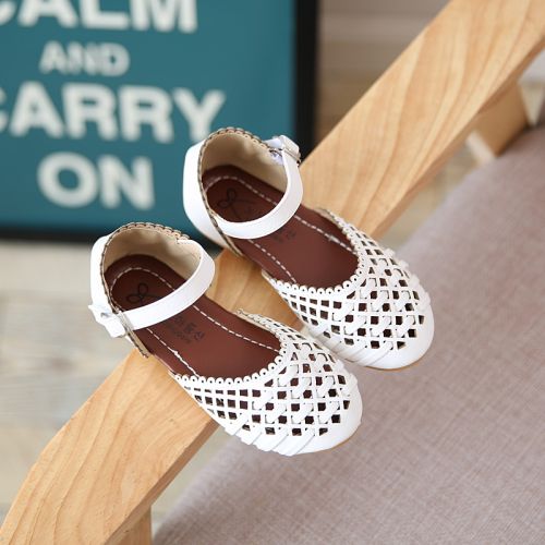 Sandales enfants en PU Baotou creux pour été - semelle caoutchouc Wear Ref 1051463