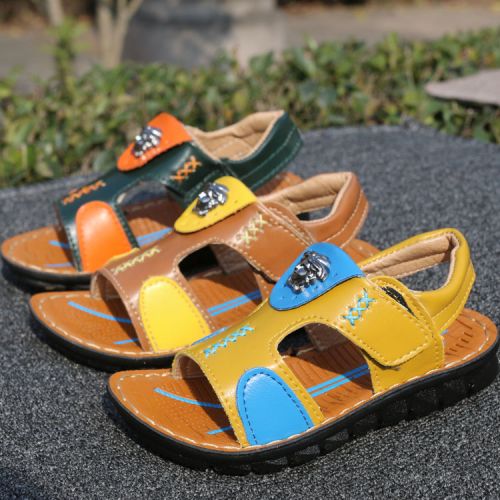 Sandales enfants en cuir pour été - Ref 1051513