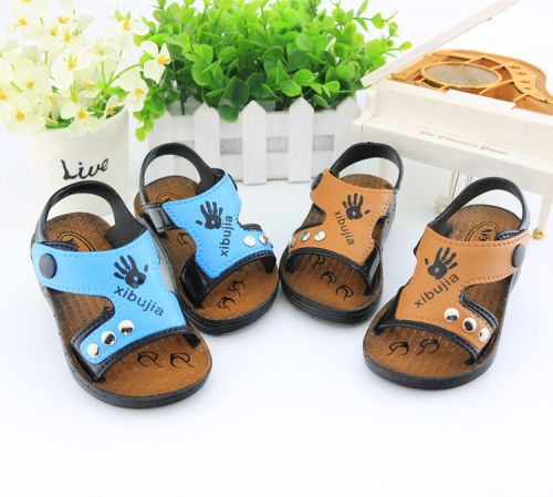 Sandales enfants en EVA coutures cuir pour été - semelle Ref 1051529