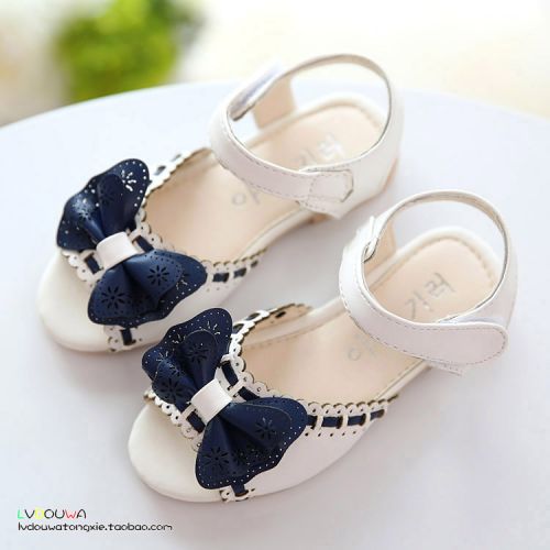 Sandales enfants en PU coutures cuir pour été - semelle plastique Ref 1051546