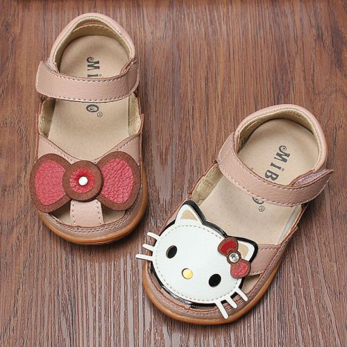 Sandales enfants en Cuir spatial MIBAO Baotou pour été - semelle caoutchouc Ref 1051587
