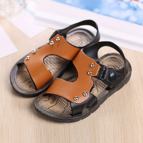 Sandales enfants rivet pour été - semelle caoutchouc Ref 1051652