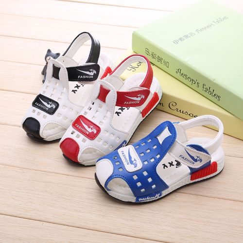 Sandales enfants en PU Baotou rivet pour été - semelle caoutchouc Ref 1051696