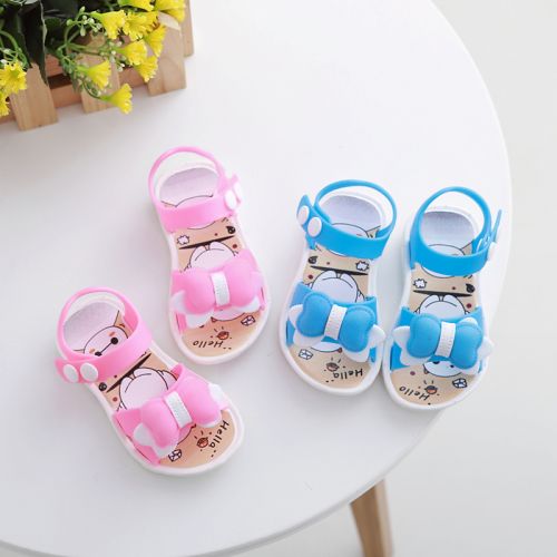 Sandales enfants creux pour été - semelle plastique Ref 1051744