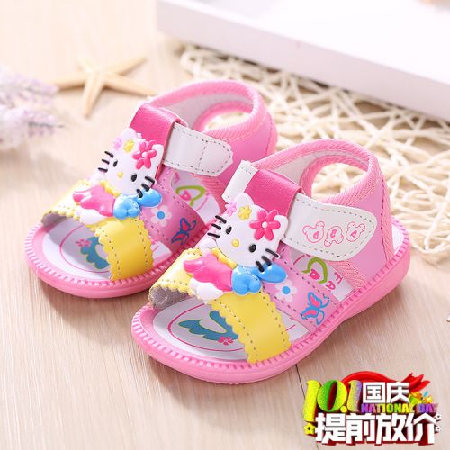 Sandales enfants en PU coutures cuir pour été - semelle caoutchouc naturel Ref 1051844