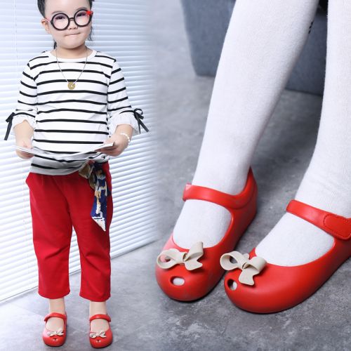 Sandales enfants MINI BABY Tête de poisson creux pour printemps - Ref 1051846