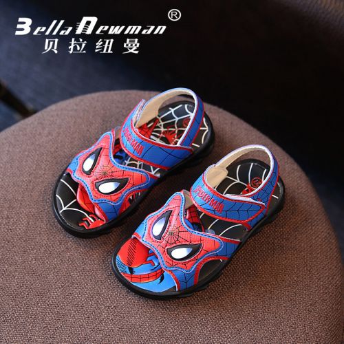 Sandales enfants en Cuir spatial BELLA NEWMAN coutures cuir pour été - semelle plastique Ref 1051900