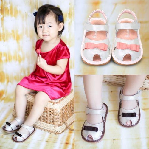 Sandales enfants en cuir Tête de poisson coutures pour été - Ref 1052251