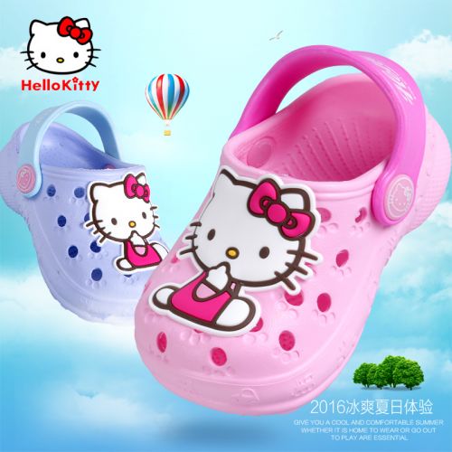 Sandales enfants en EVA HELLO KITTY Baotou creux pour été - semelle Ref 1052333