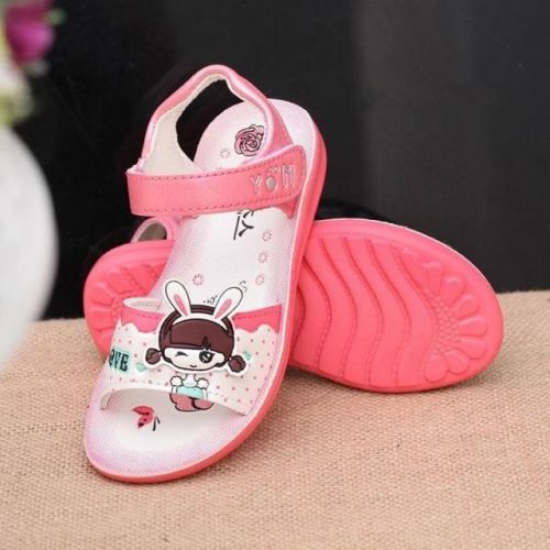 Sandales enfants en Cuir spatial pour été - semelle caoutchouc Wear Ref 1052340