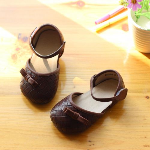Sandales enfants en similicuir Baotou pour été - Ref 1052383