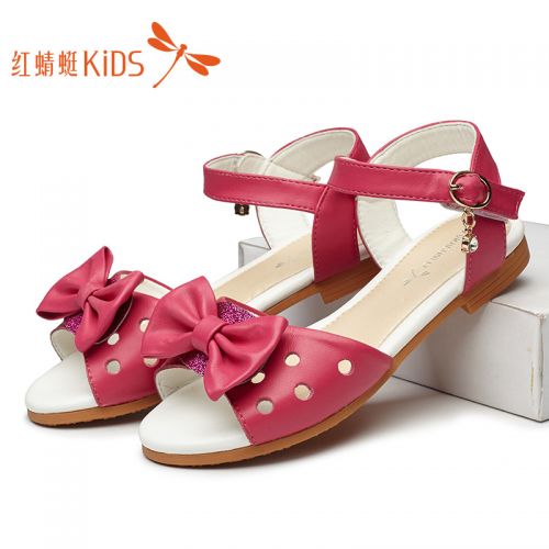 Sandales enfants en cuir REDDRAGONFLY creux pour été - semelle fond composite Ref 1052636