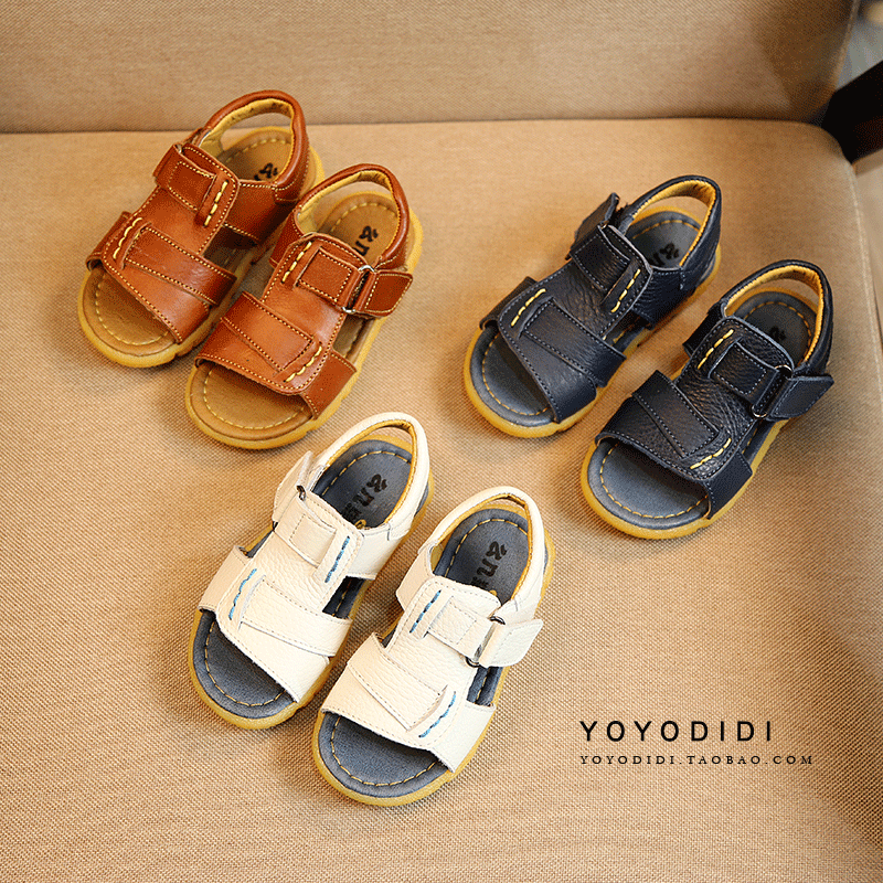 Sandales enfants en cuir pour été - Ref 1052760