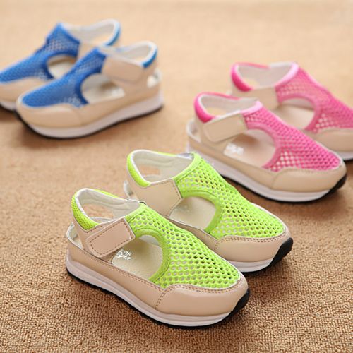 Sandales enfants en PU Baotou creux pour été - semelle caoutchouc Ref 1052821