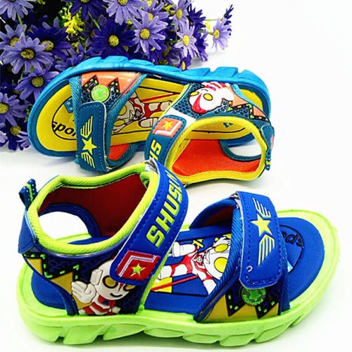 Sandales enfants en similicuir pour été - semelle caoutchouc Wear Ref 1052905