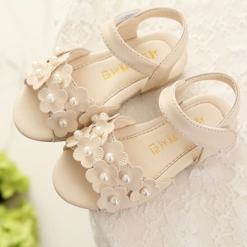 Sandales enfants en PU XIAOBING coutures cuir pour été - semelle caoutchouc naturel Ref 1052919
