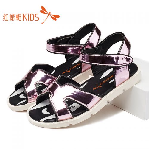 Sandales enfants en PU REDDRAGONFLY paillette pour été - semelle fond composite Ref 1052982