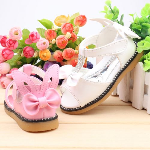 Sandales enfants en PU avec perles pour été - Ref 1053052