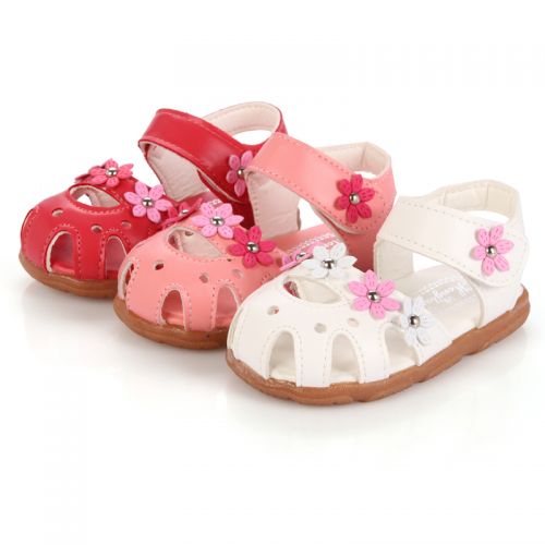 Sandales enfants en similicuir Baotou rivet pour été - Ref 1053180