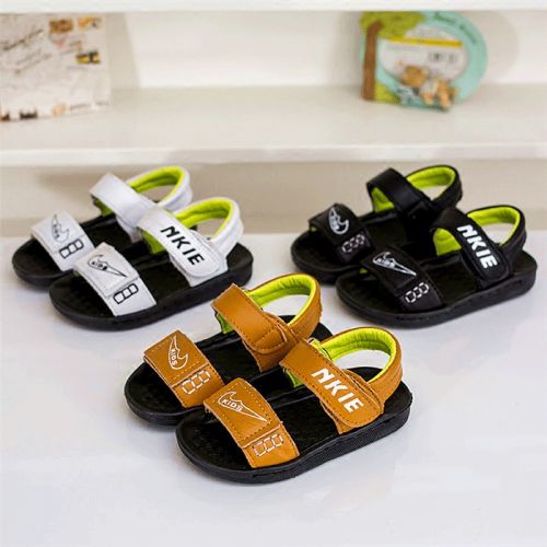 Sandales enfants en cuir pour été - semelle caoutchouc Wear Ref 1053185