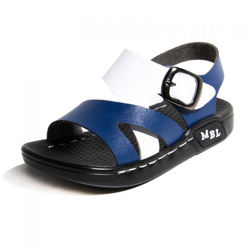Sandales enfants en Cuir spatial pour été - semelle PU Ref 1053244