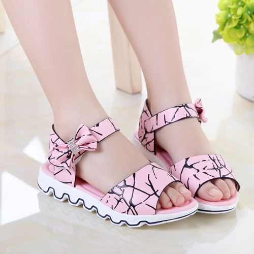 Sandales enfants en PU LICKRAT Flanger pour été - semelle caoutchouc Ref 1053254