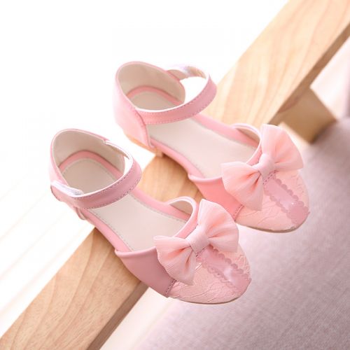 Sandales enfants en similicuir Baotou pour été - semelle caoutchouc Wear Ref 1053271