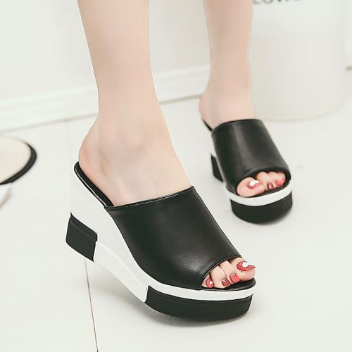 Sandales femme en PU - semelle polyurethane Ref 2666093