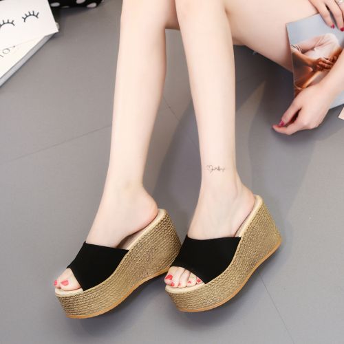 Sandales femme en Daim - semelle polyurethane Ref 2666118