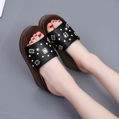 Sandales femme en fibre superfine - semelle polyurethane Ref 2666131