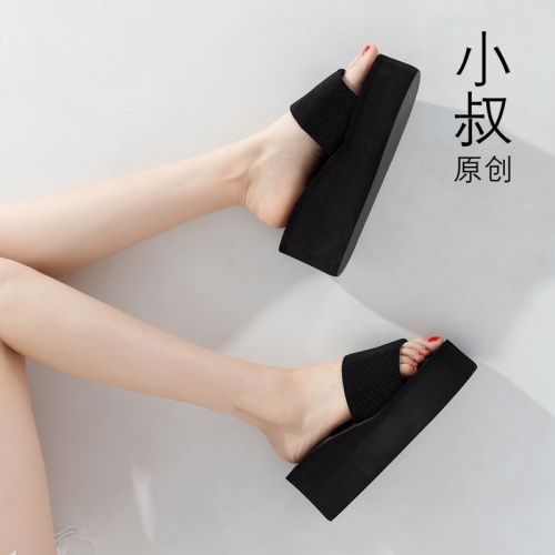 Sandales femme en tissu elastique - semelle EVA Ref 2666175