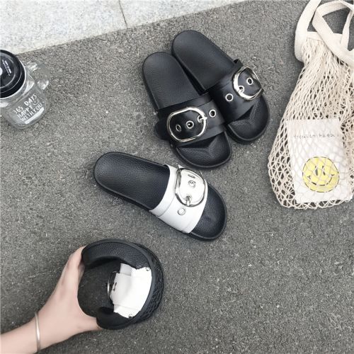 Sandales femme en PU - semelle caoutchouc Ref 2666184