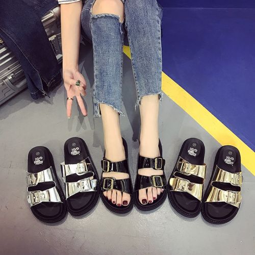 Sandales femme en PU - semelle mousse de caoutchouc Ref 2666201